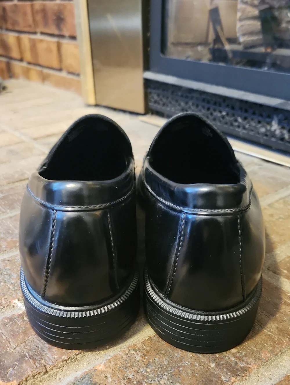 Rockport Black Leather 11N Penny Loafers Preppy Business Church Wedding Formal